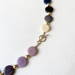 Small Rainbow Necklace – Vegetable Ivory in 23 Colours