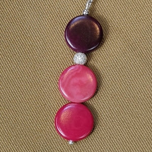 Seasons Necklace – 3-Piece Vertical Vegetable Ivory