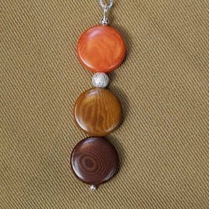 Seasons Necklace – 3-Piece Vertical Vegetable Ivory