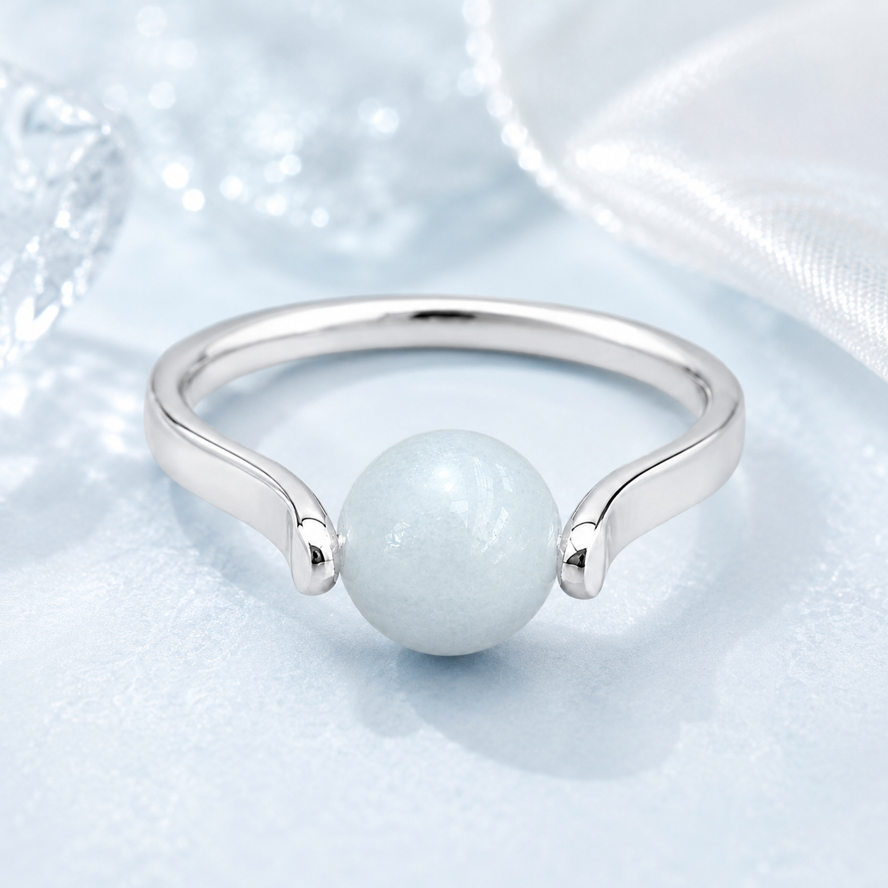 Swivel Ring in Sterling Silver – Handmade Rotating Ring