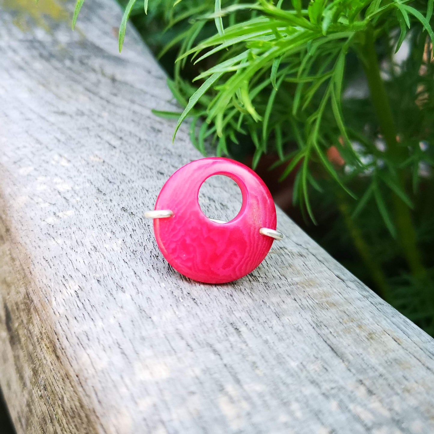 Silk Setting Third Eye Ring – Spiritual Vegetable Ivory Ring
