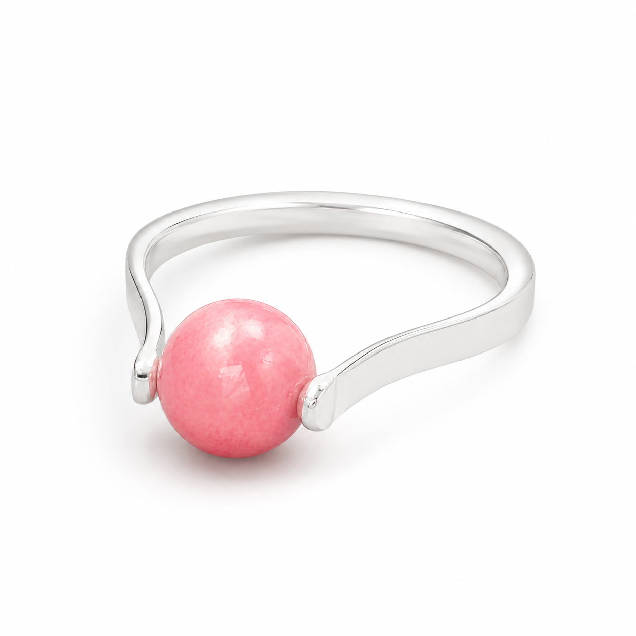 Swivel Ring in Sterling Silver – Handmade Rotating Ring