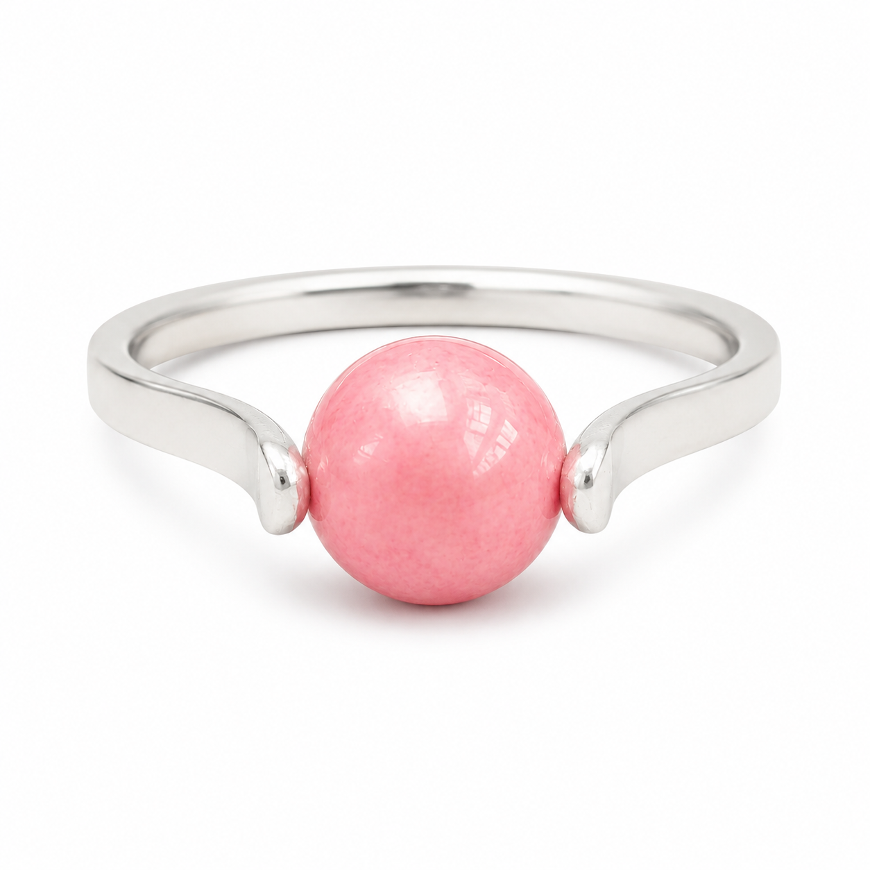 Swivel Ring in Sterling Silver – Handmade Rotating Ring
