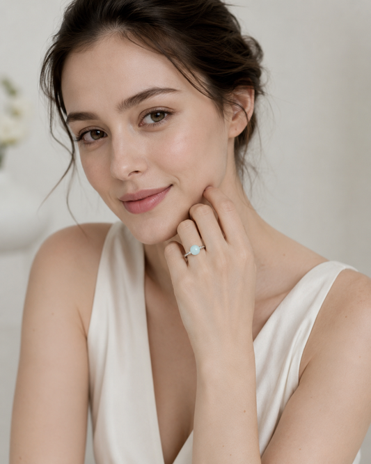 Swivel Ring in Sterling Silver – Handmade Rotating Ring