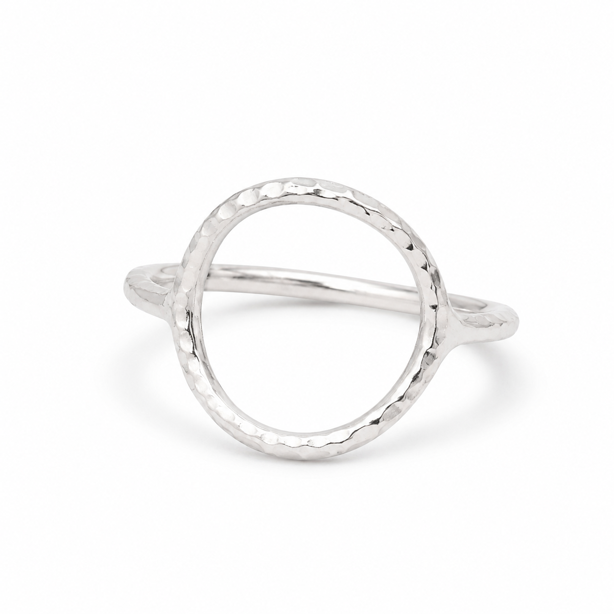 Halo Ring in Sterling Silver