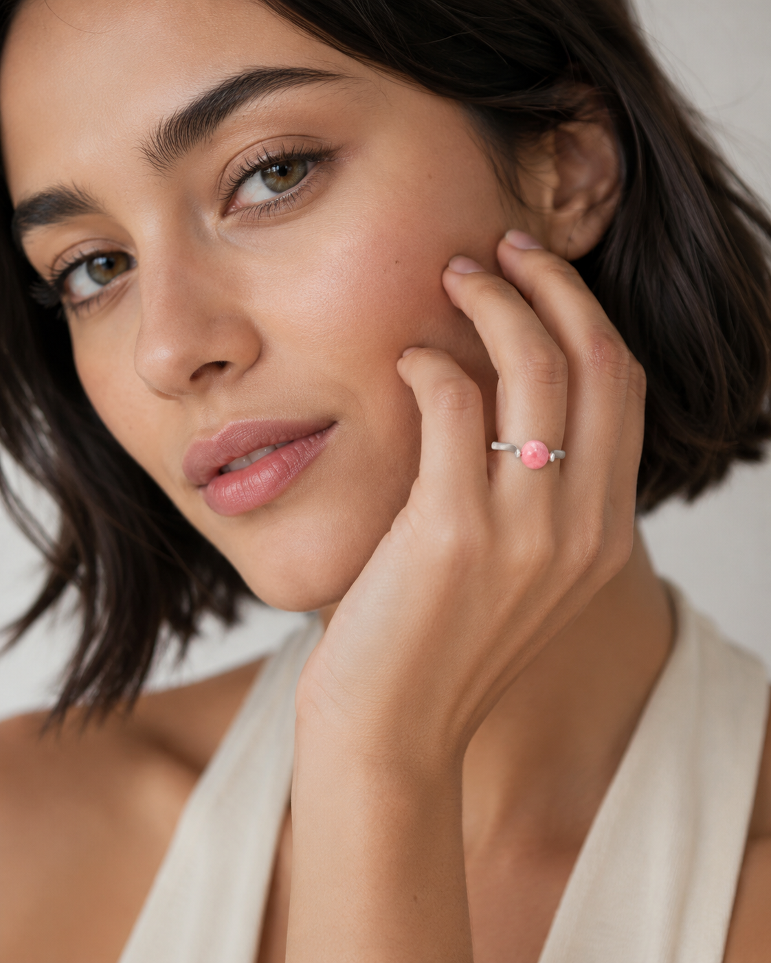 Swivel Ring in Sterling Silver – Handmade Rotating Ring